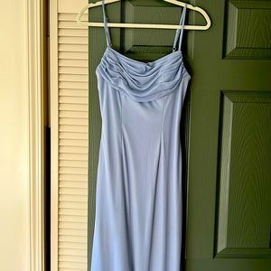 Azazie Dusty Blue Bridesmaid’s Dress